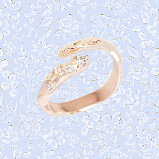 ADJUSTABLE ZIRCONIA RING ✿ EMMA