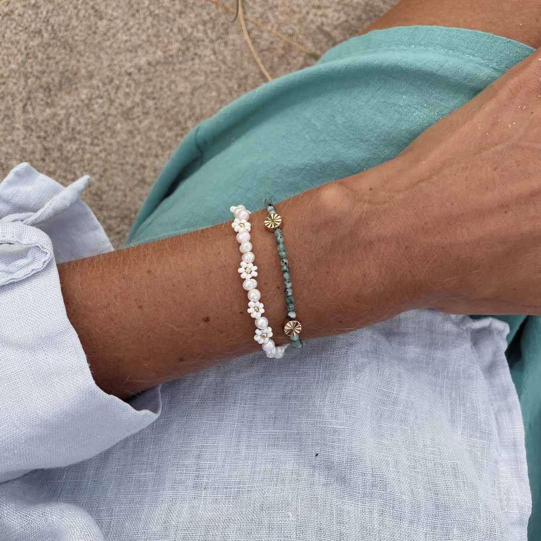 DAISY PEARL BRACELET ✿ CLAIRE